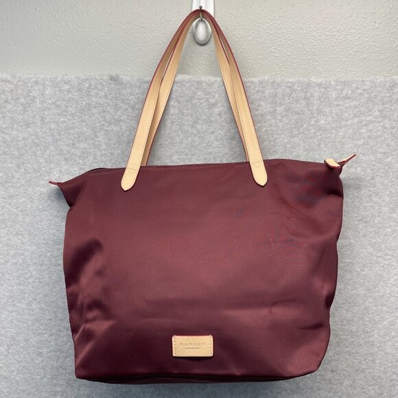 RADLEY LONDON Handbags - Radley London Pocket Essential Tote Bag Cranberry Red Double Handle